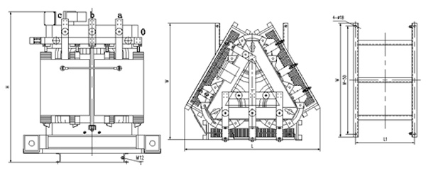 环氧树脂浇注立体卷铁心三相干式配电变压器3 环氧树脂浇注立体卷铁心三相干式配电变压器3