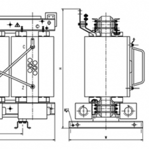 10kV级SC(B)系列三相干式配电变压器